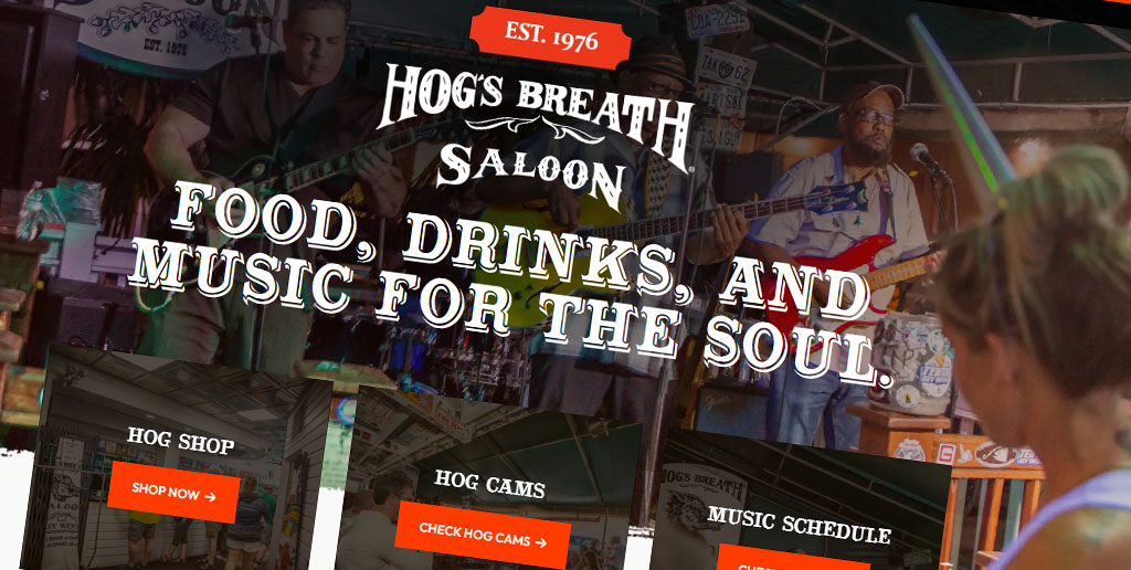 Hogs Breath Website | Website Design by PixelChefs